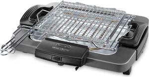 De Longhi BQ 60.X Barbecue Bistecchiera Grill Elettrico 1900 W Nero Grigio