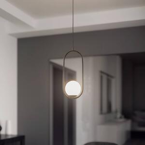 ALDEX Lampada a sospensione Dione, 1 luce, nero/bianco