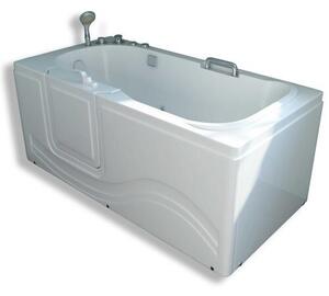 Vasca idromassaggio con porta sinistra 153 x 76 cm - Dolly