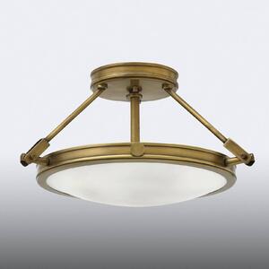 HINKLEY Plafoniera soffitto Collier, Bronzo / Ottone antico, Vetro, Antico, Plafoniera