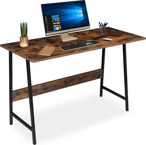 Grenen Scrivania rustica per computer a soppalco