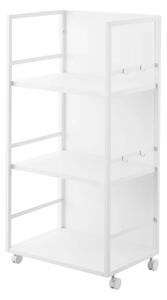 Carrello portaoggetti bianco in metallo 42x84,5x32 cm Tower – YAMAZAKI