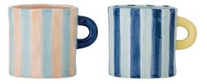 Tazze in set blu/rosa in ceramica 2 pz 250 ml Phoenix – Bloomingville