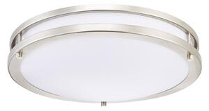 Plafoniera LED dimmerabile Lauderdale 40 cm nichel spazzolato