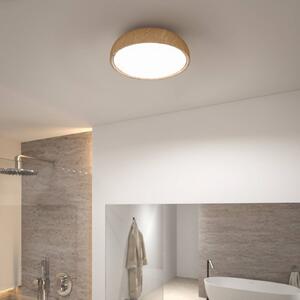 Paulmann Oka plafoniera LED IP44 CCT look legno