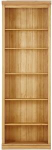 Libreria di colore naturale in pino massiccio 74x223x37 cm Anita – Støraa