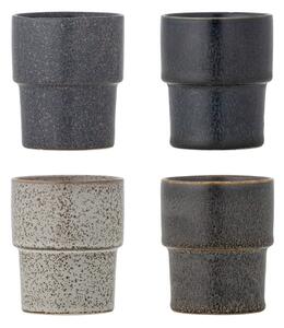 Tazzine in set per espresso marroni in gres 4 pz 150 ml Ewan – Bloomingville
