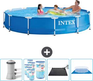 Piscina autoportante rettangolare - 366x76 cm - 5 pezzi - Modello SCB91