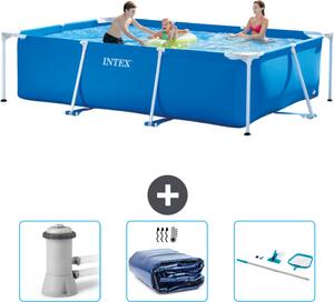 Piscina fuori terra rettangolare - 300x200x75 cm - 4 pezzi - Modello SCB78