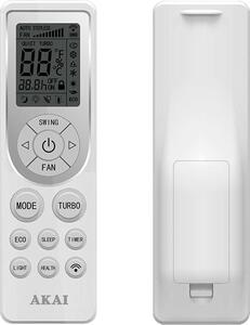 Akai Climatizzatore 12000 btu Inverter Monosplit Condizionatore con Pompa di Calore Classe A++/A+ Gas R32 Wi-Fi (Unit Interna + Unit Esterna) - M