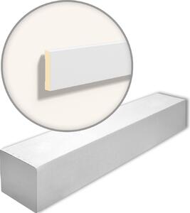 NMC MA21-box DOMOSTYL Noel Marquet 1 cartone con 9 strisce decorative Parapetto Profilo per facciate stile moderno colore grigio | 18 m