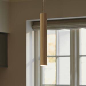 Nordlux Lampada a sospensione Vico, paralume in metallo, 1 luce, beige