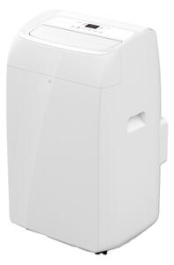 QLIMA Condizionatore Portatile Potenza 3500 Watt Climatizzatore Classe A Funzione Deumidificatore con Telecomando e Timer colore Bianco - P 3035