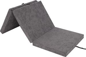 Materasso pieghevole "BEN" - 195×80×8 cm - pieghevole, rivestimento lavabile, tessuto Aloba, come letto per gli ospiti, tappetino da allenamento o pouf | PillowPrim
