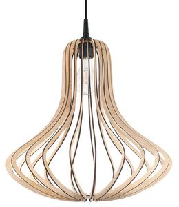 Lampada a sospensione ELZA in legno 1xE27 15W legna 110x41x41cm Sollux Lighting
