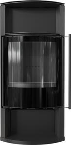 Stufa a legna in acciaio KRATKI TOFA Ø 150 8 kW nero thermotec