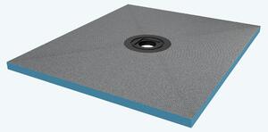 Doporro Piatto Doccia Pronto da Piastrellare in Estruso Rigida Polistirene Tagliabile per Bagno Dimensione 100x120x4 cm