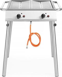 HENDI Xantos barbecue a gas, 9,5kW, 770x710x(H) 870mm