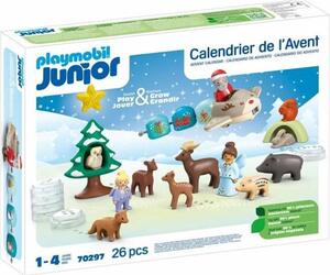 PLAYMOBIL 70297 - Calendario dell'Avvento Junior Natale innevato