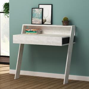 Scrivania in legno massello naturale, colore naturale, 100x50x75 cm BERLÍN | Maisons du Monde