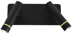 Steinhauer - faretto - Volari - nero - plastica metallo - lampada da letto - LED - 4713ZW
