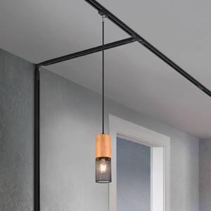 Trio Lighting Tosh DUOline lampada a sospensione dettagli legno