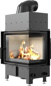 Inserto camino in acciaio KRATKI FLOKI S destra 8 kW Ø 160