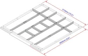 DURAMAX Profili per pavimenti per case 9,7 m² DURAMAX 57212