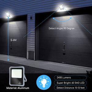 Proiettore LED con pannello solare 300W 6500K Proiettore bianco freddo IP65 Lampada da giardino impermeabile per esterni
