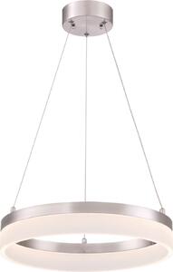 Lampada a sospensione LED dimmerabile Lucy nickel / vetro acrilico