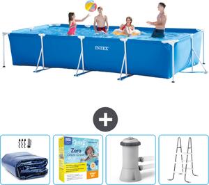 Piscina fuori terra rettangolare - 450x220x84 cm - 5 pezzi - Modello SCB13