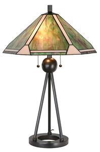 Lampada da tavolo Tiffany Clayre & Eef Ø 50x73 cm Metallo Verde Marrone