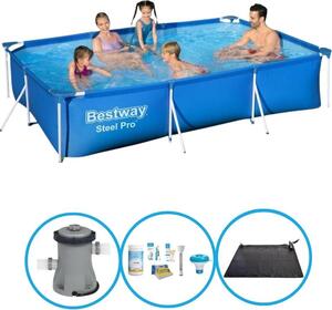 Bestway Steel Pro, piscina rettangolare - 300x201x66 cm - 4 pezzi - Modello S22719