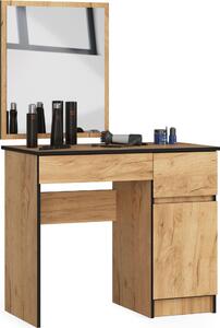 Akord Toeletta Con Specchio Craft Rovere 90X50X142 Cm