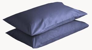 Set di 2 federe in percalle di cotone Blueberry