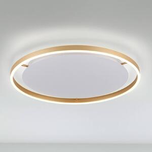 JUST LIGHT. GmbH Plafoniera a LED Ritus, dimmerabile, Bronzo / Ottone antico, Soggiorno / Sala da pranzo, Alluminio, Moderno, Plafoniera LED