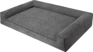 Letto per cani, materasso per cani, divano per cani, per cani di piccola e grande taglia, cuscino per cani, cesto per cani, animale domestico, posto letto, arredamento per cani, antracite, L: 78x53 cm