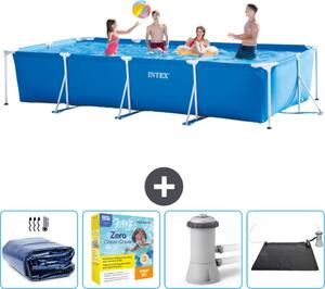 Piscina fuori terra rettangolare - 450x220x84 cm - 5 pezzi - Modello SCB11