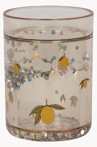 Set di 2 bicchieri con glitter Lemon