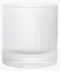 Set di 2 bicchieri in vetro soffiato Ripple