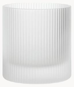 Set di 2 bicchieri in vetro soffiato Ripple