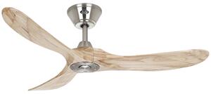 ECO GENUINO Ventilatore da soffitto cromato/legno chiaro 122 cm CasaFan, Eco Genuino, Legno, Soggiorno, Legno, Moderno