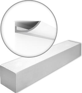 NMC WT4-box WALLSTYL Noel Marquet 1 cartone con 4 strisce decorative Cornice a soffitto Illuminazione indiretta stile classico colore bianco | 8 m