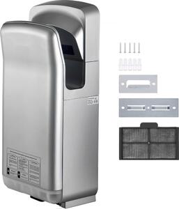 Asciugamani 2 kW - Asciugamani elettrico commerciale con filtro HEPA - Asciugamani a parete Velocità dell'aria 100 m/s - Asciugamani 8-10 secondi per l'asciugatura