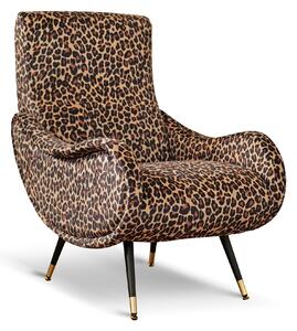 Poltrona Miss Tessuto e Velluto Premium - Design Iconico
