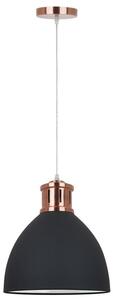Italux Lola, lampada a sospensione industriale nera MD-HN8100-BK+RC