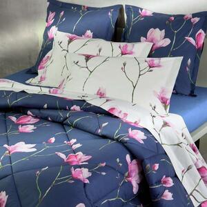 Copripiumino Con Federe 255X205 Pink-magnolia BLU Caleffi
