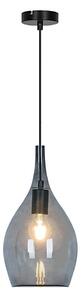 Lampada a sospensione con cavo NEXT 1xE27/40W/230V nero fumé