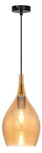 Lampada a sospensione su cavo NEXT 1xE27/40W/230V arancione/nera