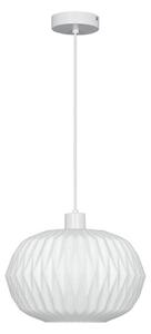 Lampada a sospensione su cavo CARSON 1xE27/40W/230V bianca
